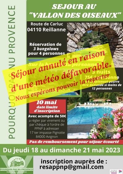 Sejour au vallon des oiseaux 2