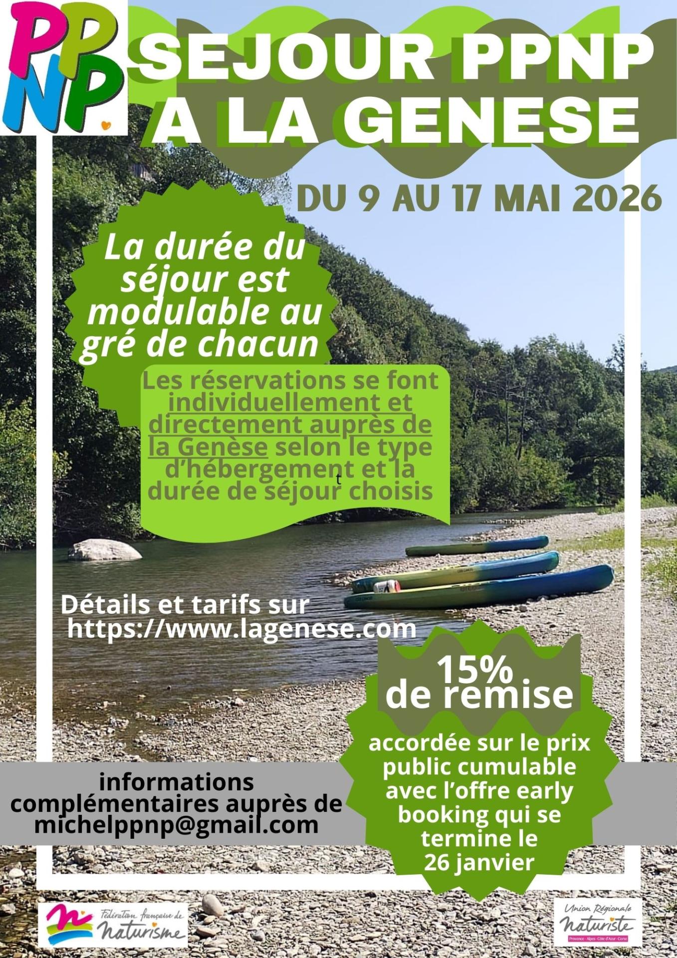 2026 5 9 au 17 la genese